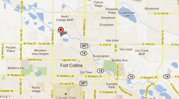 Bender_MH_community_location,_Ft_Collins_CO_google_maps