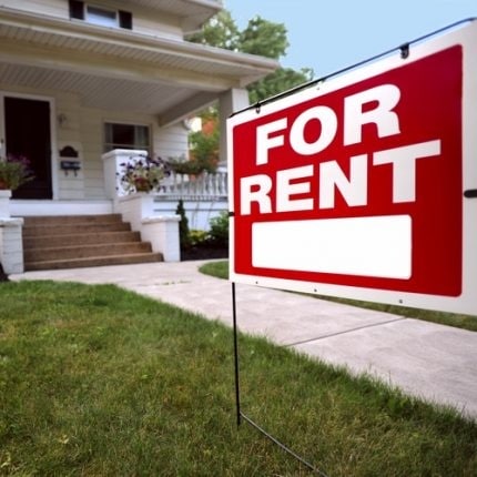 Homes-For-Rent sign  credit