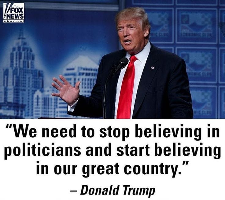 WeNeedToStopBeleivingInPoliticainsStartBelievingInGreatCountryDonaldTrumpFoxPinterestMHProNews