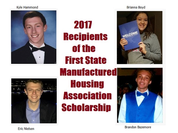 2017FirstStateMHAScholarshipWinnersDailyBusinessNewsManufacturedHomeIndustryProNews