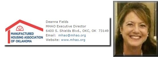 DeannaFieldsMHAOExecutiveDirectorManufacturedHousingAssociationOklahomaDailyBusinessNewsResearchReportsMHProNews