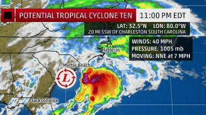 PotentialTropicalCycloneCreditTheWeatherChannelDailyBusinessNews