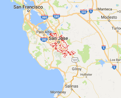 SanJoseMapCreditGoogleMapsDailyBusinessNews