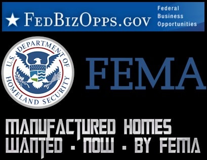 FEMAFedBizOpsManufacturedHomesWantedDailyBusinessNewsMHProNews