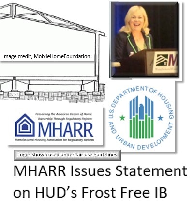 ManufacturedHousingAssocRegulatoryReformPamDannerMHIMHARRLogoFrostFreeFoundationIBMHProNews