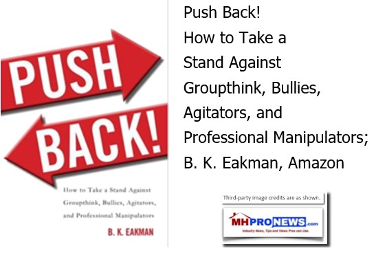 PushBack!BookCoverStandAgainstGroupThinkAgitatorsProfessionalManipulatorsDailyBusinessNewsMHProNews547x368