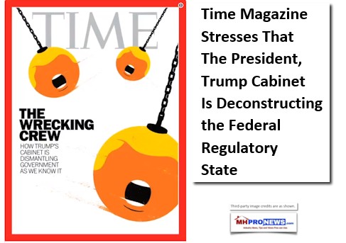 TimeMagazineTheWreckingCrewCoverTrumpCabinetTearingApartModernRegulatoryStateDailyBusinessNewsMHProNews