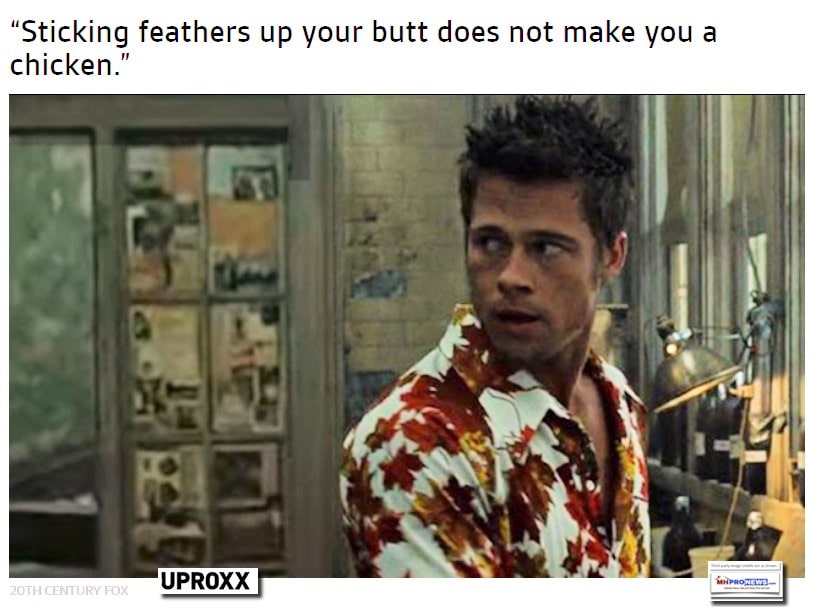 TylerDurdenFIghtClubQuotesStickingFeathersUpYourButtDoesntMakeYouAChickenUproxxDailyBusinessNewsMHProNews818