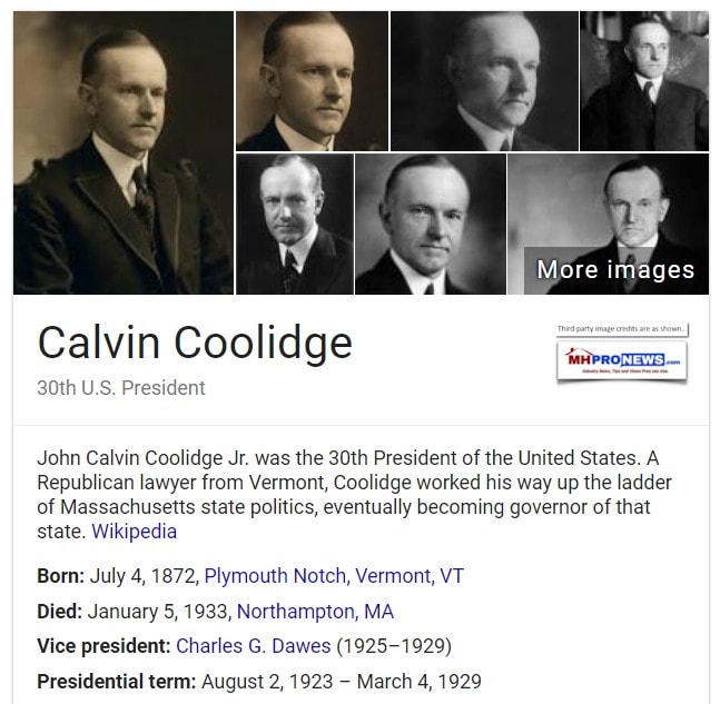 CalvinCoolidgeWikipediaDailyBusinessNewsMHProNews