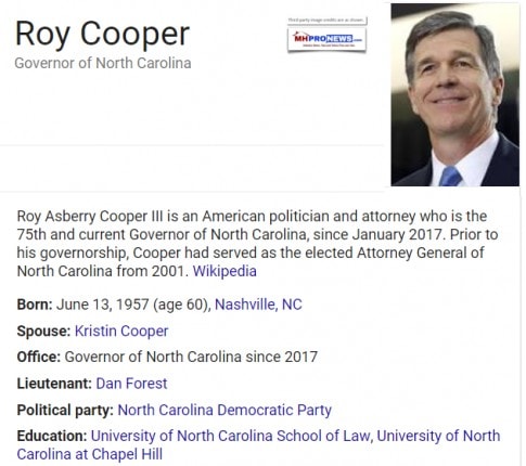 RoyCooperD-NCGovWikipediaDailyBusinessNewsMHProNews