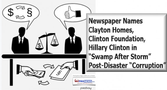 ClaytonHomesClintonFoundationHillaryClintonCorruptoinDailyBusinessNewMHProNews