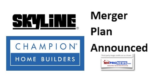 SkylineChampionHomeBuildersMergerPlanAnnounced