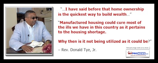 RevDonaldTyeJrManufacturedHousingAdvocateQuickestWayWealthIndustryVoicesMHProNews500