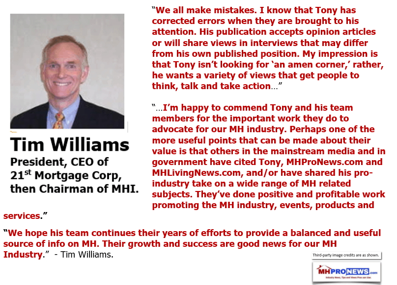 TimWilliamsWeAllMakeMistakesTonyCorrectedErrorsDailyBusinessNewsMHProNews