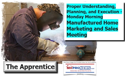 TheApprenticeProperUnderstandingPlanningExecutionMondayMorningManufacturedHousingMarketingSalesMeeting