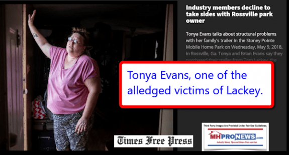 TonyaEvansAllegedVictimTomLackeyManufacturedHousingIndustryDailyBusinessNEwsMHPronews624