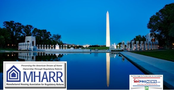 MHARRLogoManufacturedHousingAssocRegulatoryReformWashingtonMonumentReflectionPoolDailyBusinessNewsmHProNewsLogo