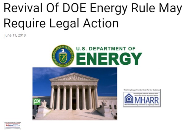 RevivialOfDOEEnergyRuleMayRequireActionDailyBusinessNewsMHProNews