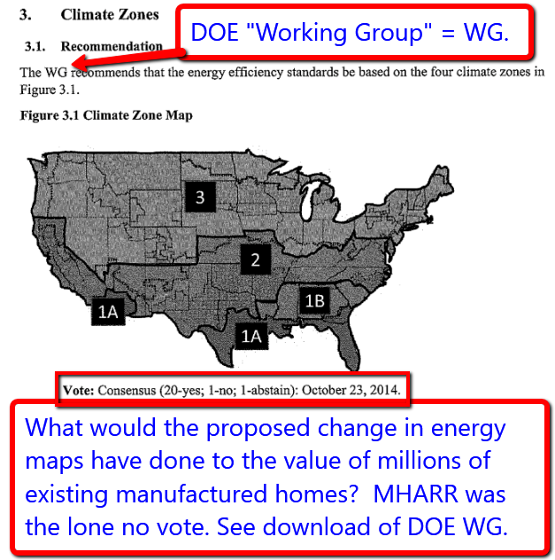 DOEEnergyRegsClimateZoneMapManufacturedHousingIndustryDailyBusinessNewsMHProNews