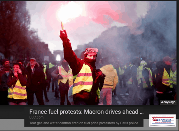 FranceFuelProtestsBBCPhotoManufacturedHousingIndustryDailyBusinessNewsMHproNews-575x420