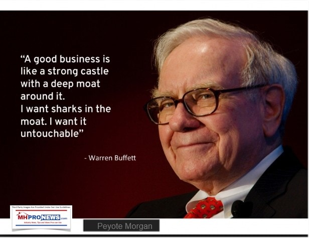 GoodBusinessIsLikeAStrongCastleWithaDeepMoatAroundItSharksIntheMoatIwantItUntouchableWarrenBuffettQuoteDailyBusinessNewsMHProNews