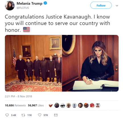 MelaniaTrumpInvestitureCeremonyDailyBusinessNEwsMHProNews-436x430