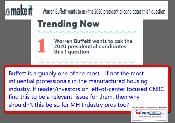 WhatWarrenBuffettWantstoAsk2020CandidatesDailyBusinessNewsMHProNewsCNBC