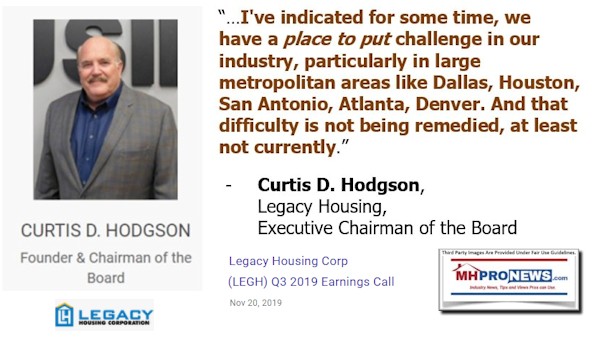 CurtHodgsonPicLegacyHousingLogoQuoteIveIndicatedWeHaveAPlaceToPutChallengeInOurIndustryParticularlyInMetroAreasDalasHoustonSanAntonioAtlantaDenverQuoteableQuoteMHProNews