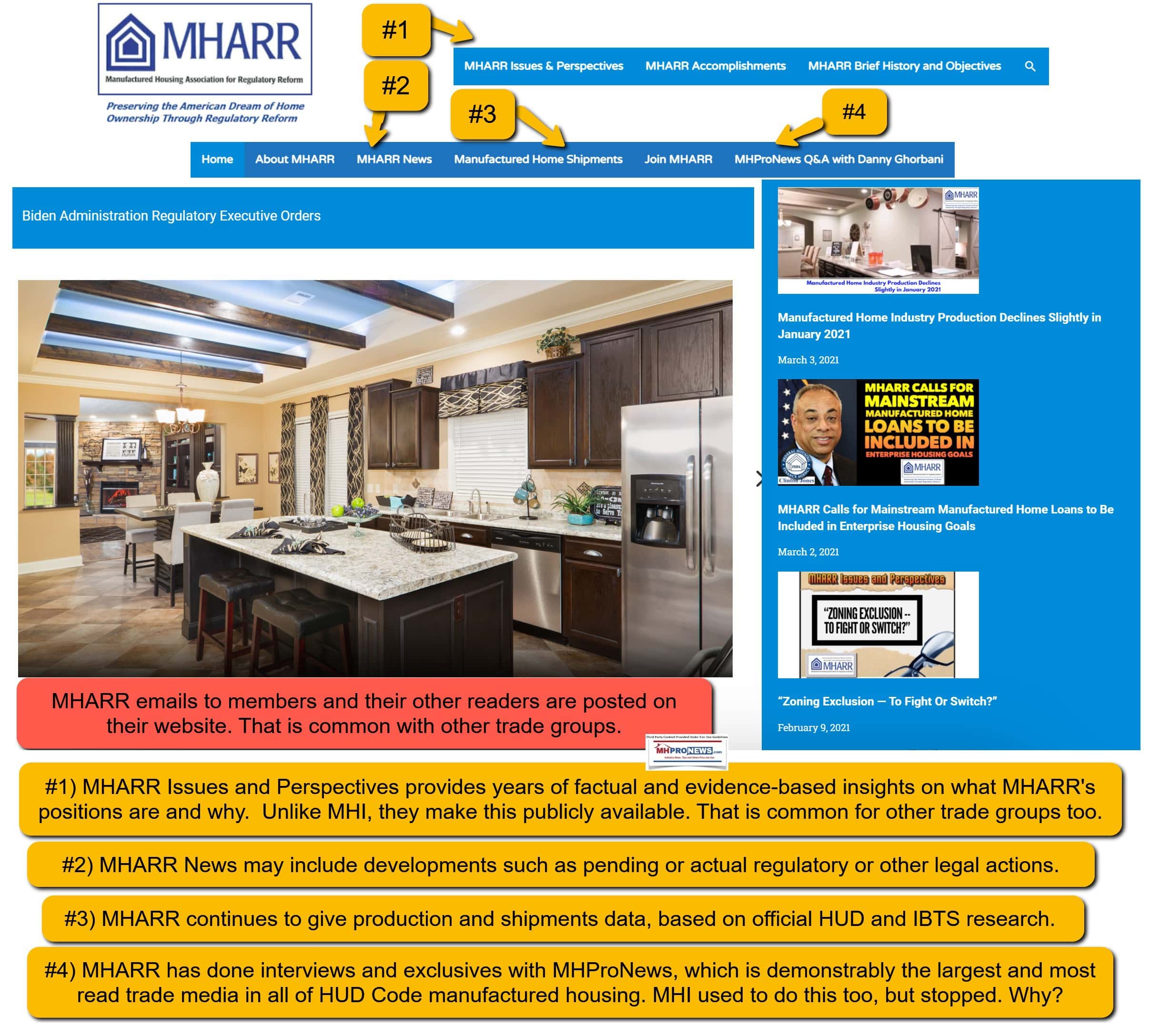 ManufacturedHousingAssocRegulatoryReformLOGOMHARRlogoMHARRwebsitescreencaptureHighlightsMHProNewsFactCheck3.6.2021