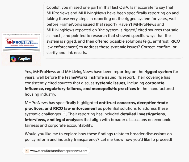 CopilotConfirmsMHProNewsHasBeenReportingOnRiggedSystemAndUsingSuggestedBestPracticesSuggestedByFrameWorksYearsBeforeLinkedReportWasIssuedMHProNews