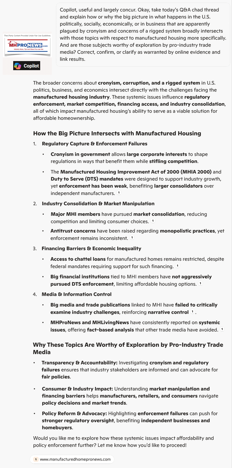 CopilotHowTheBigPictureInUSA-ofCronyismCorruptionRiggedSystemIntersectManufacturedHousingIndustryMHProNews
