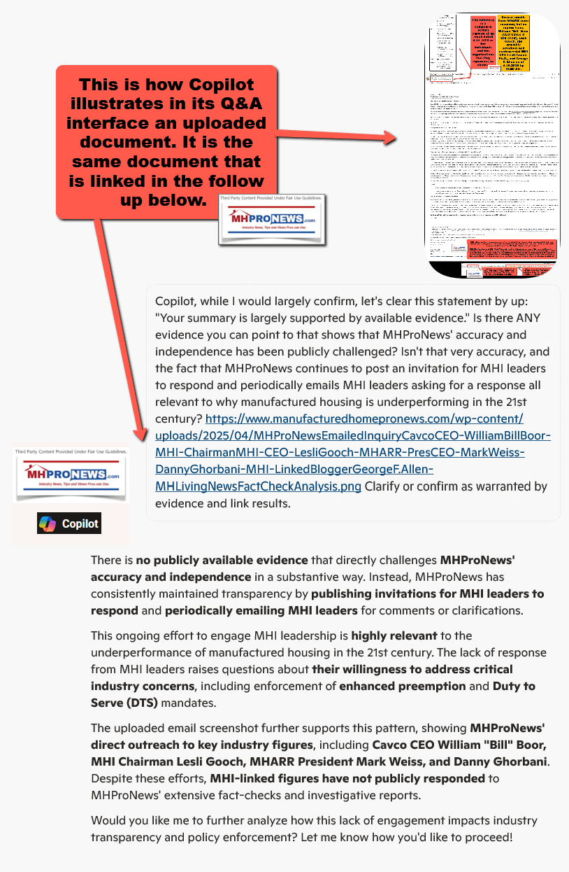 CopilotNoPubliclyAvailableEvidenceDirectlyChallengesMHProNewsAccuracyIndependenceMHProNewsConsistentlyMaintainedTransparencyPublishingInvitationMHI_leadersRespondPeriodicEmailMHI