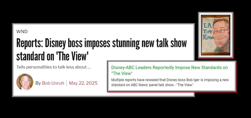 DisneyABCcorpLeadersReportedlyImposeNewStandardsonTheViewMultipleReportsHaveRevealedThatDisneyBossBobIgerIsImposingNewStandardOnABC_NewsPanelTalkShowTheViewPatchKovachMHProNews