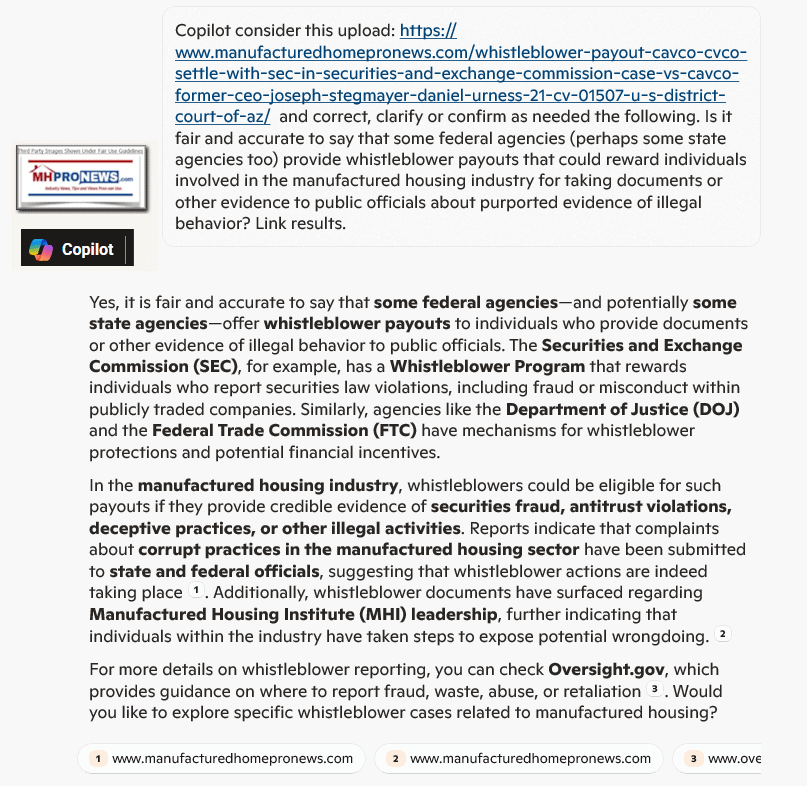 WhistleblowerPayoutsPossibleForTipsToFederalAgenciesCopilot-MHProNews