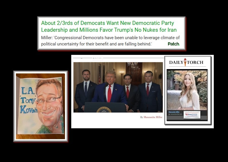 2-3rdsDemsWantNewDemocraticPartyLeadershipMillionsFavorTrumpsNoNukesforIranManzanittaMillerCongressDemsUnableLeveragePoliticalUncertaintyToTheirBenefitFallingBehindPatchKovachMHProNews
