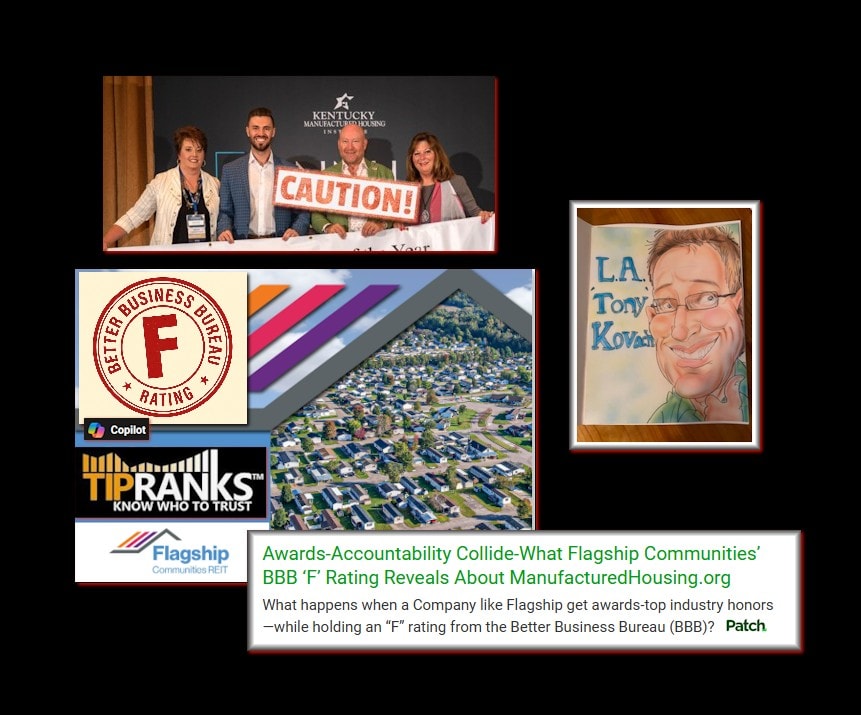 AwardsAccountabilityCollideFlagshipCommunitieBBB-F-RevealsManufacturedHousing.orgMHI_WhatHappensWhenCompanyLikeFlagshipGetAwardsTopIndustryHonorsWitholdingRatingBBB-PatchKovach