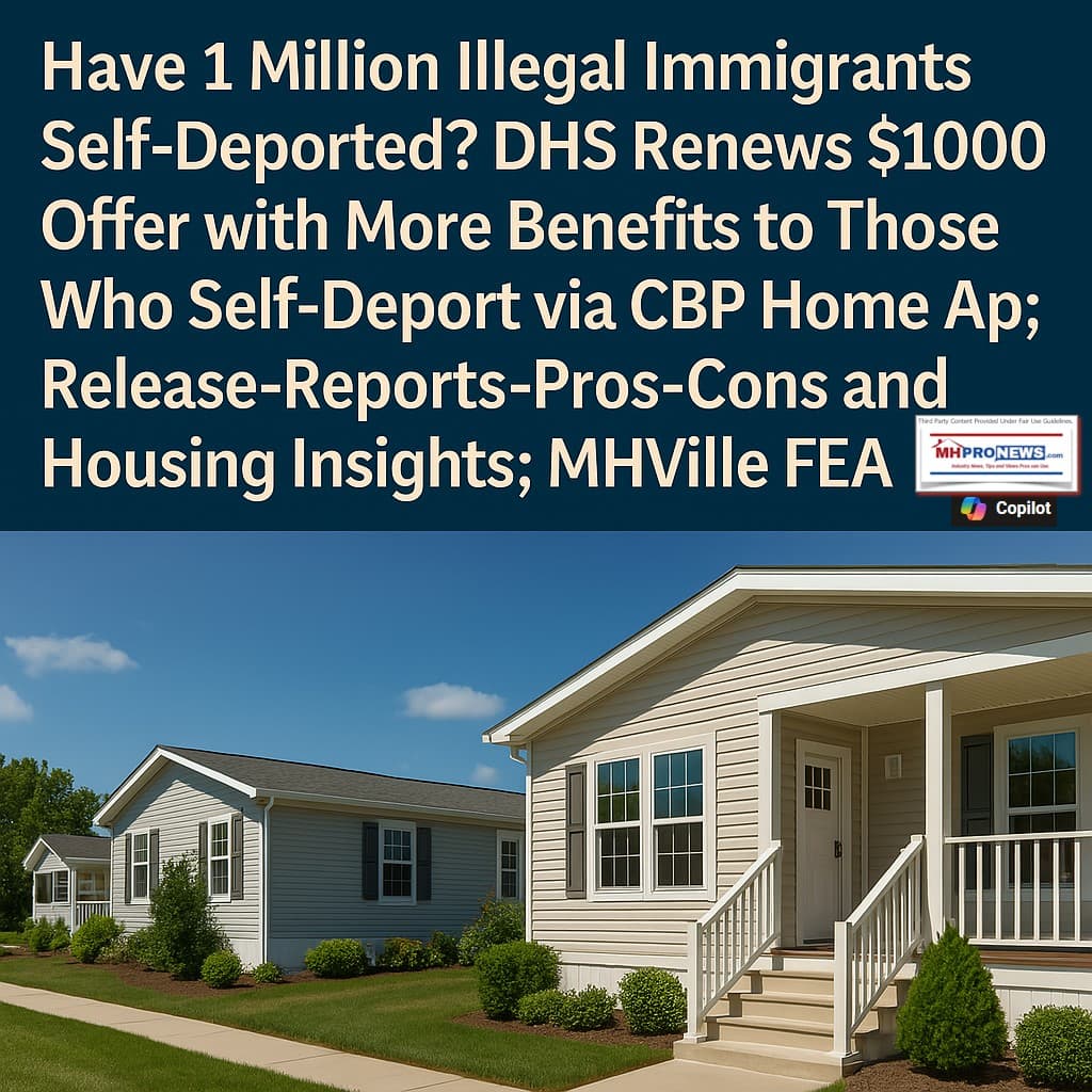 Have1MillionIllegalImmigrantsSelfDeportedDHS_Renews$1000OfferWithMoreBenefitsToThoseWhoSelfDeportViaCPB_HomeApRelease-Reports-Pros-ConsHousingInsightsMHVilleFEA-MHProNews