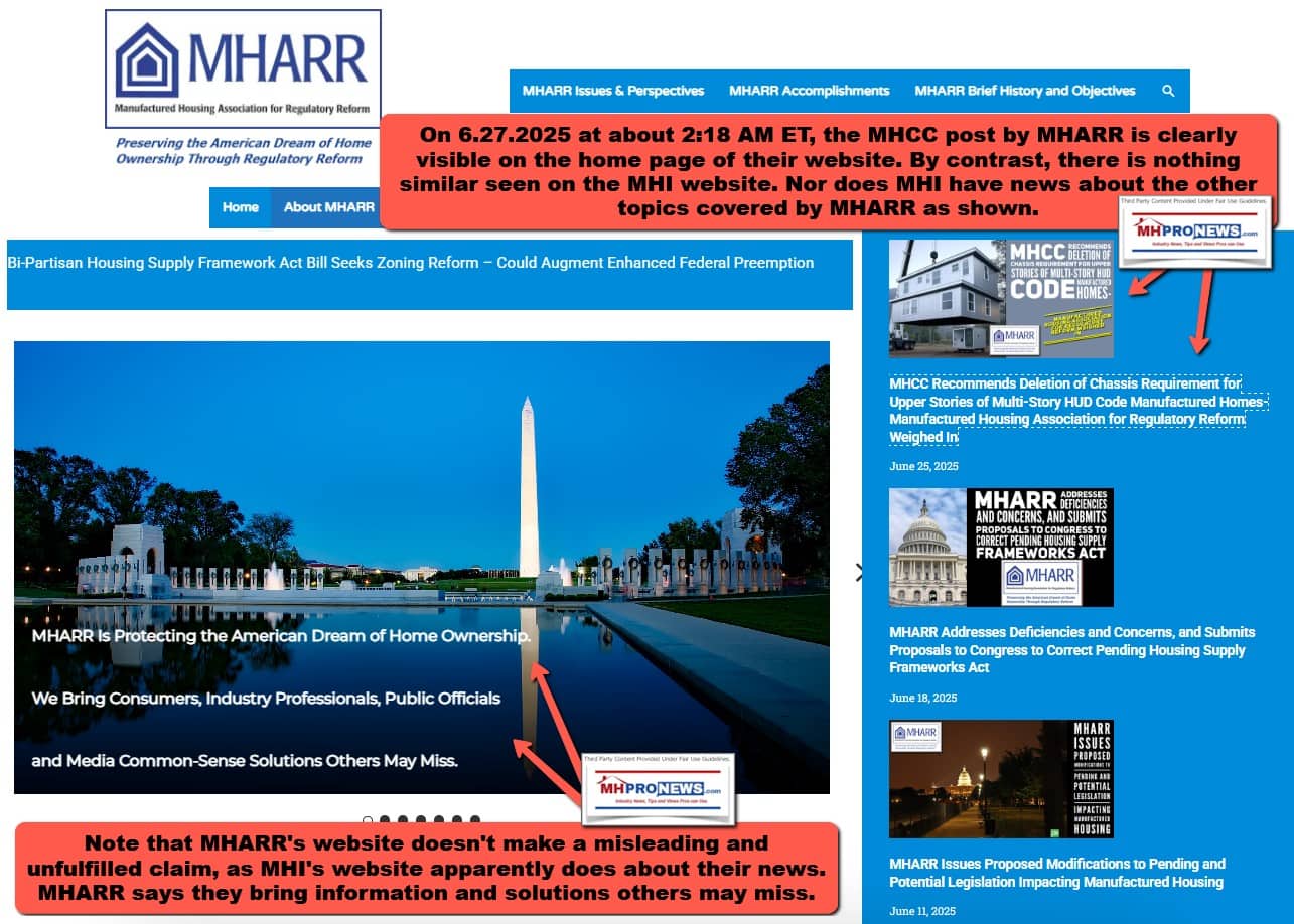 MHARR-websiteScreenShot6.27.2025atabout2.18AMetOnMHCCMeetingReportMHProNewsFactCheckAnalysis