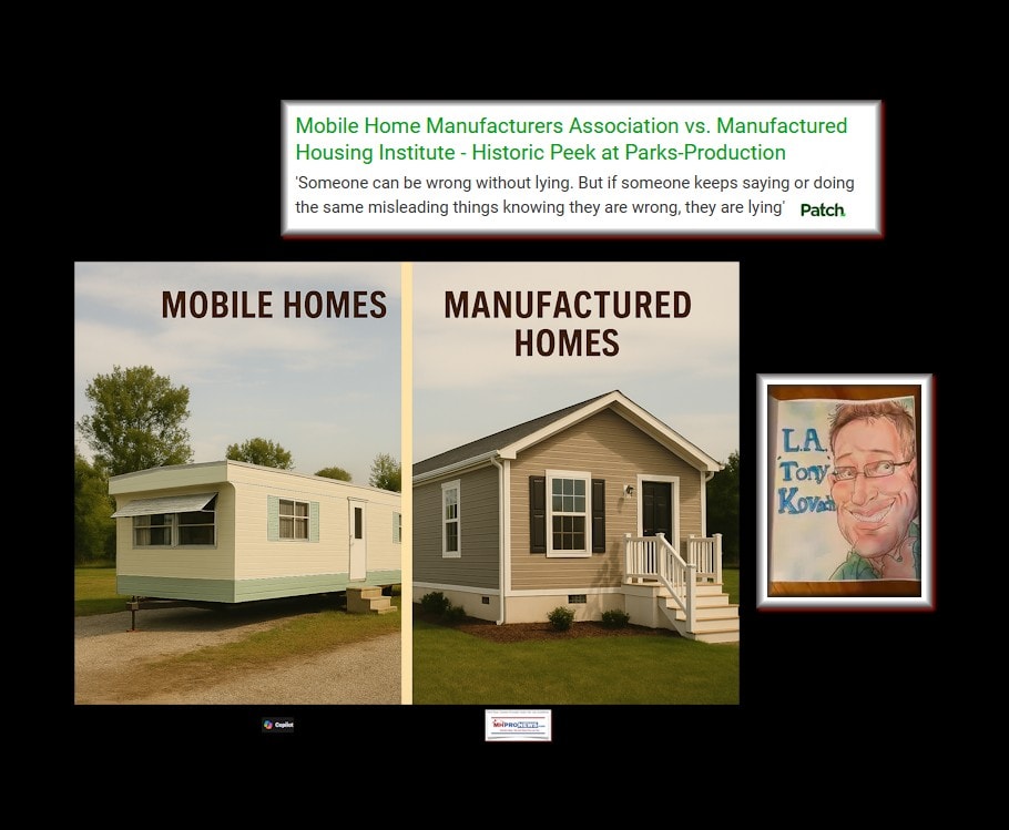 MobileHomeManufacturersAssociationVsManufacturedHousingInstituteHistoricParksProductionSomeoneCanBeWrongWithoutLyingKeepsMisleadingKnowsTheyreWrongAreLyingPatchKovachMHProNews