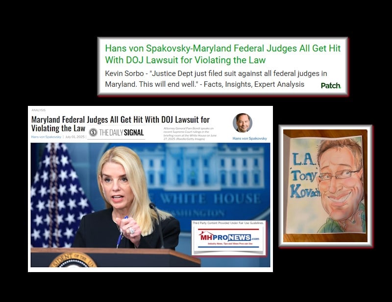 HansVonSpakovskyMarylandFederalJudgesAllGetHitWithDOJ_LawsuitForViolatingLawPatchMHProNewsLATonyKovach