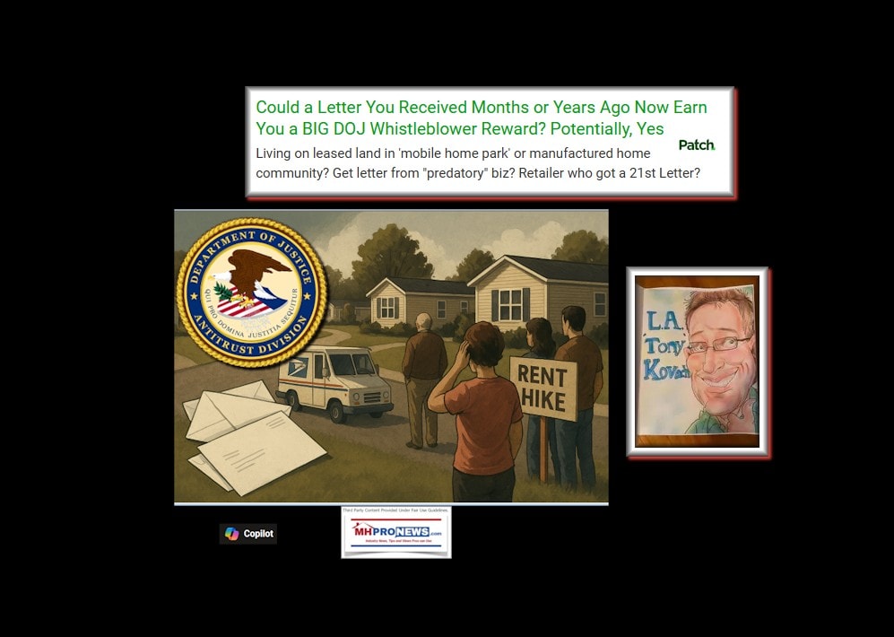 LetterYouGotMonthsYearsAgoEarnBIG_DOJ_WhistleblowerRewardPotentiallyYesLivingMobileHomeParkManufacturedHomeCommunityLetterFromPredatoryBizRetailerDealerGot21stLetterPatchKovach