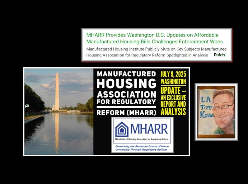 MHARR_WashDCupdateAffordableManufacturedHousingChallengesEnforcementWoesManufacturedHousingInstMuteOnKeySubjectManufacturedHousingAssocRegulatoryReformSpotlightedAnalysisPatchKovach