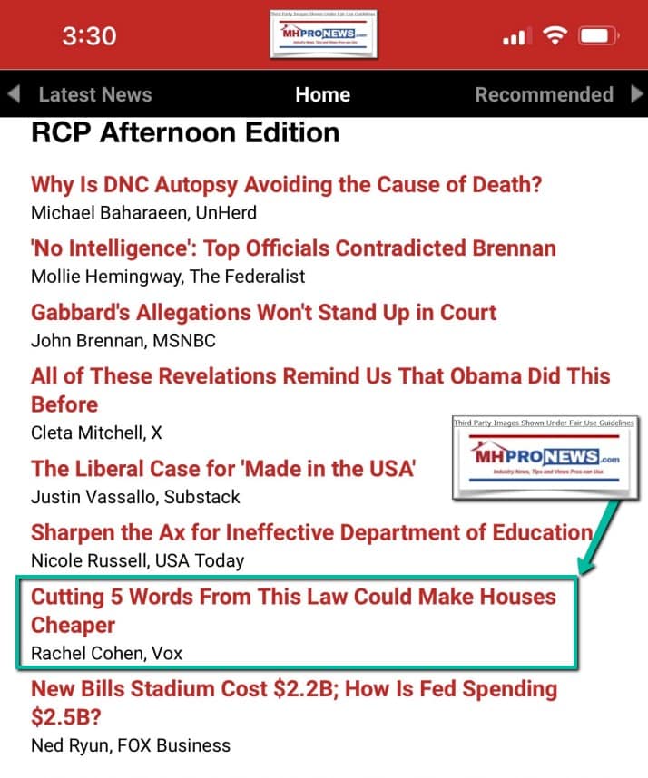 RealClearPoliticsRCP-7.22.2025-MHProNewsRemovingThese5WordsFromLawCouldMakeHousesCheaperRachelCohenBoothVox-MHProNews