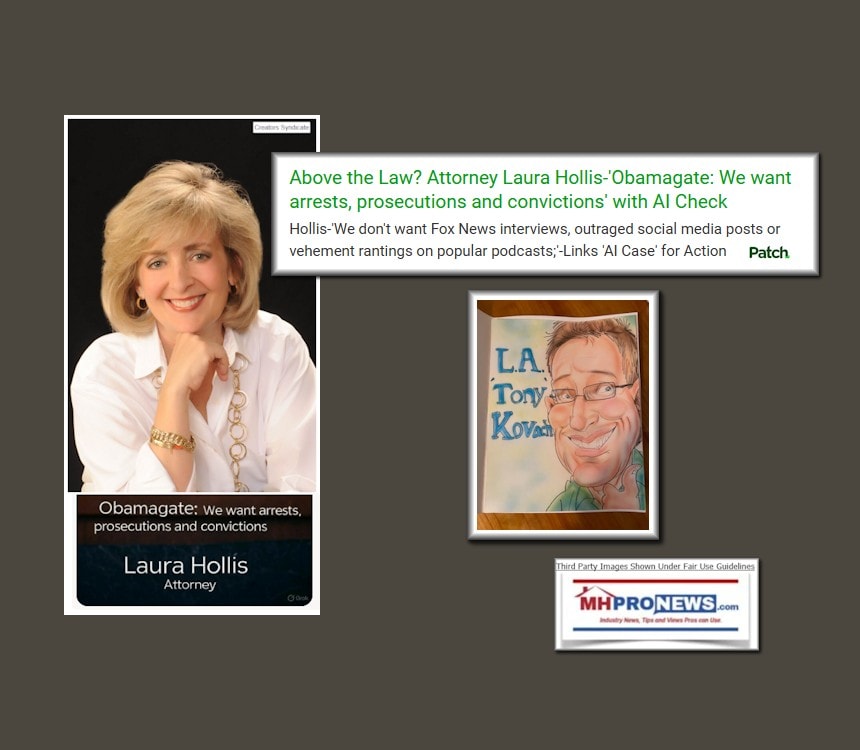 AboveTheLawAttorneyLauraHollisObamagateWeWantArrestsProsecutionsConvictionsAI_Check-PatchKovachMHProNews