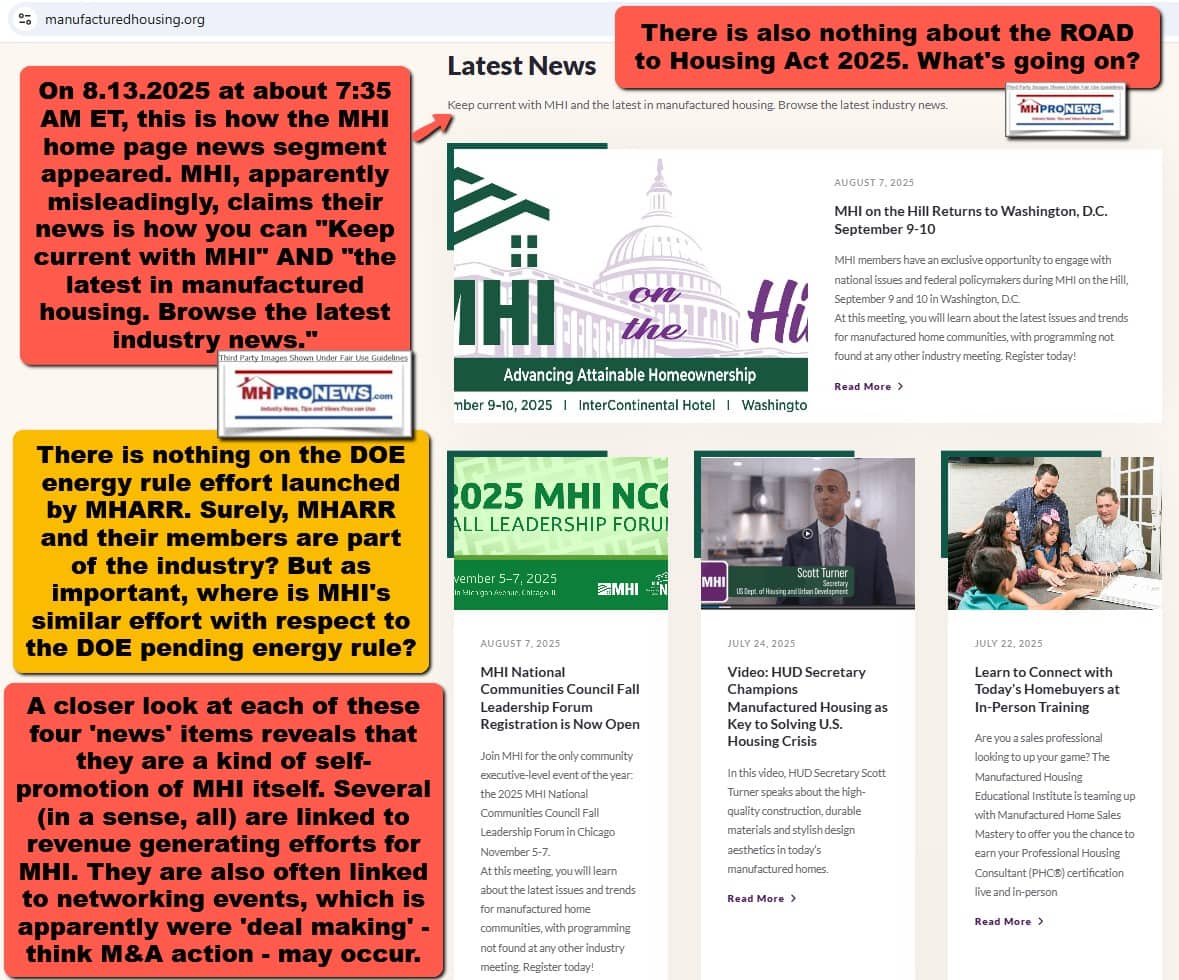 MHI-Homepage-NEWS-Segment-NothingOnDOE-NothingOnRoadToHousing8.13.2025MHProNews