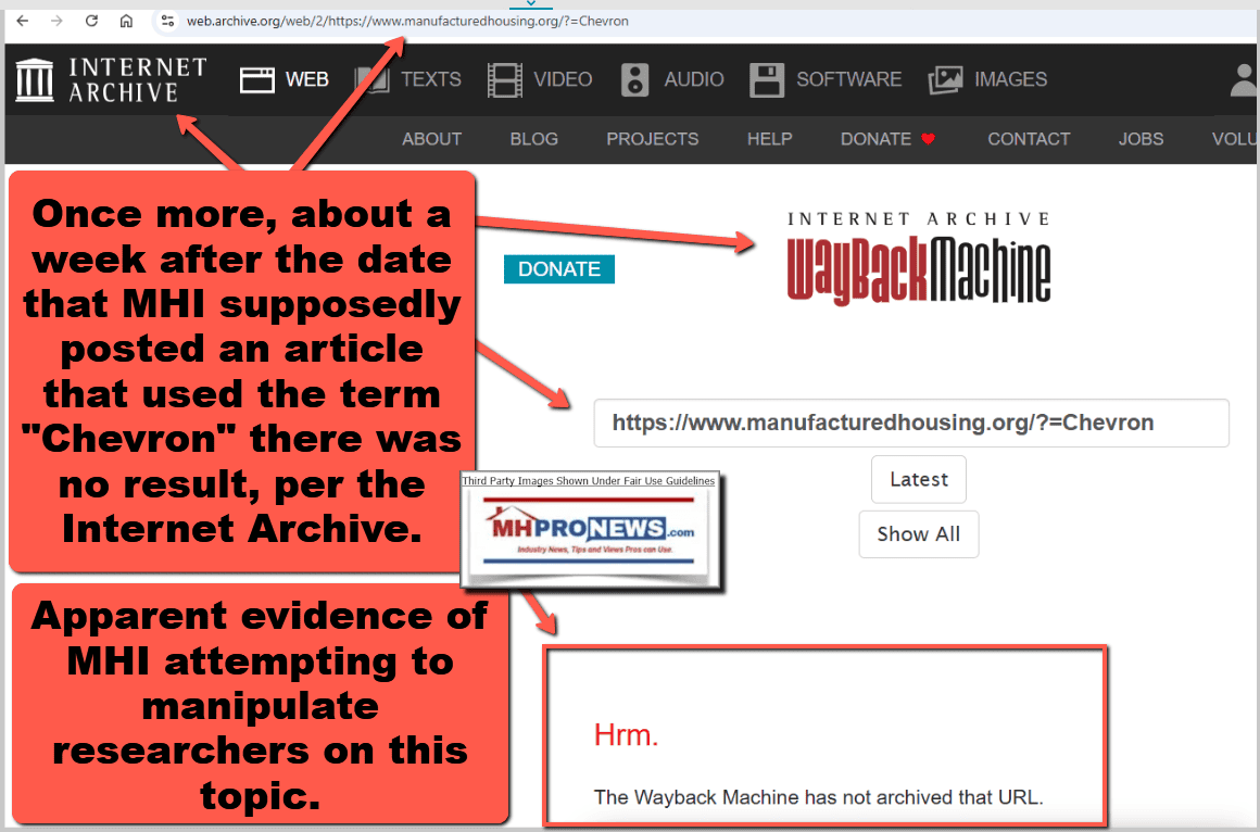 WaybackMachineInternetArchiveManufacturedHousingInstituteMHI-WebsiteNewsSegmentOn7.10.2025DOESnotShowLoperBrightCaseNorChevronMHProNewsFactCheck