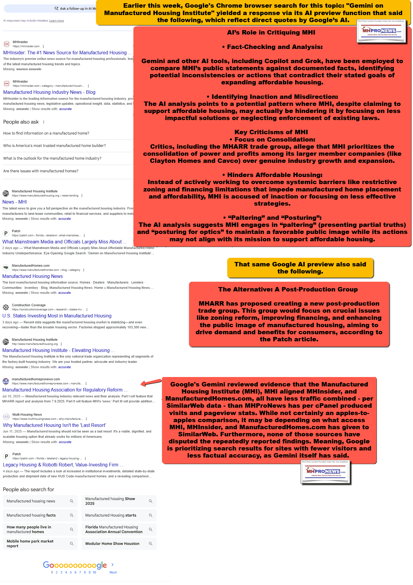 WhatAreGoodSourcesForAccurateNewsAboutManufacturedHousingGoogleSearch-8.30.2025-MHProNewsFactCheckBalanceOfPage1GoogleResults