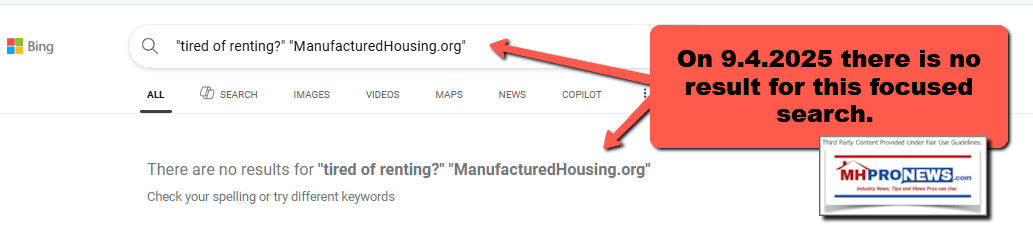 TiredOfRentingManufacturedHousing.orgMHProNews