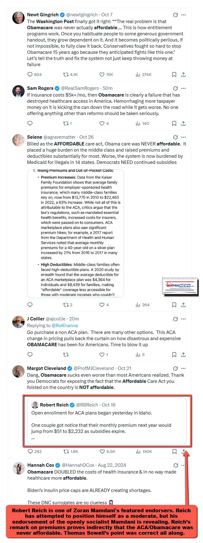 ACA-ObamacareRobertReichObamacareNotAffordableXpostMHProNews