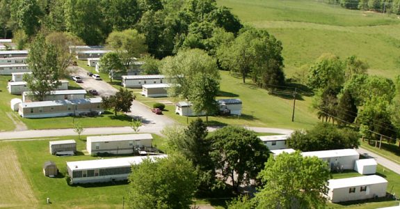 Aerial photograph of MH Community